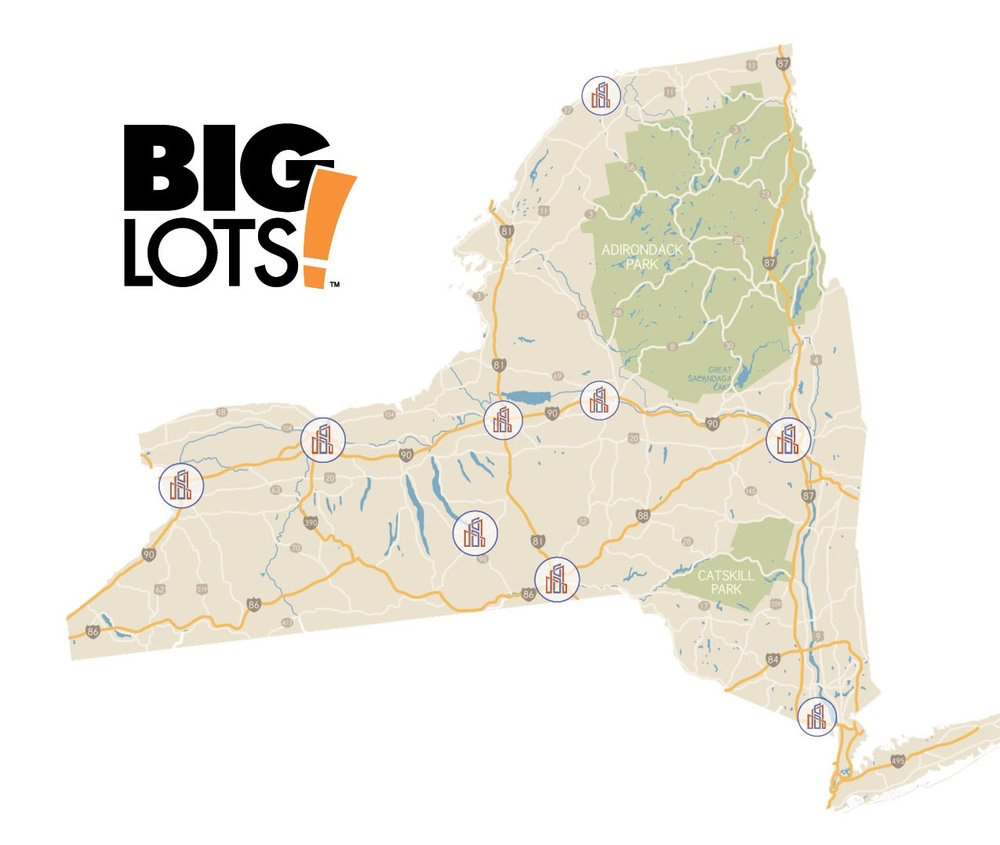 Big Lots Locations in New York State - Donovan Real Estate Services